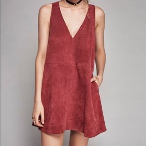 free people suede dress